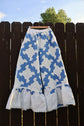 The Bonnie Blue Ruffle Quilt Pants