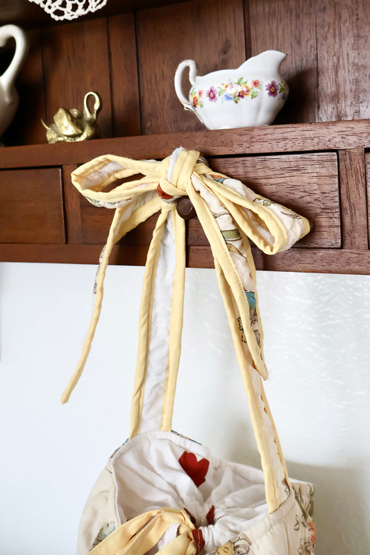 Marigold Garden Drawstring Bag