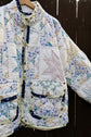 The Maribel Blue Garden Jacket