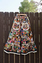 The Ramina Patchwork Ruffle Quilt Pants