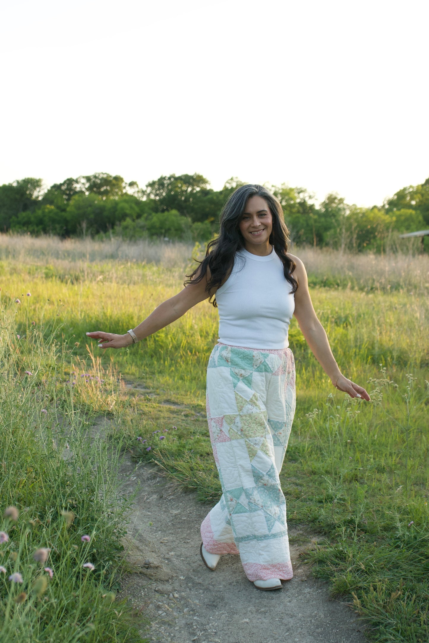 Lottie Pastel Patchwork Pants